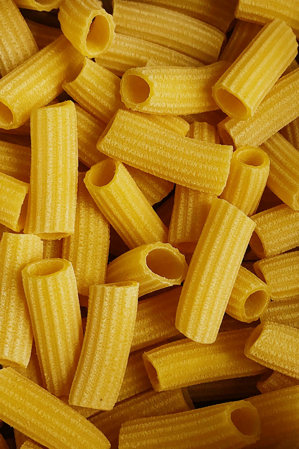 Pasta trafilata al bronzo pronta per il condimento
