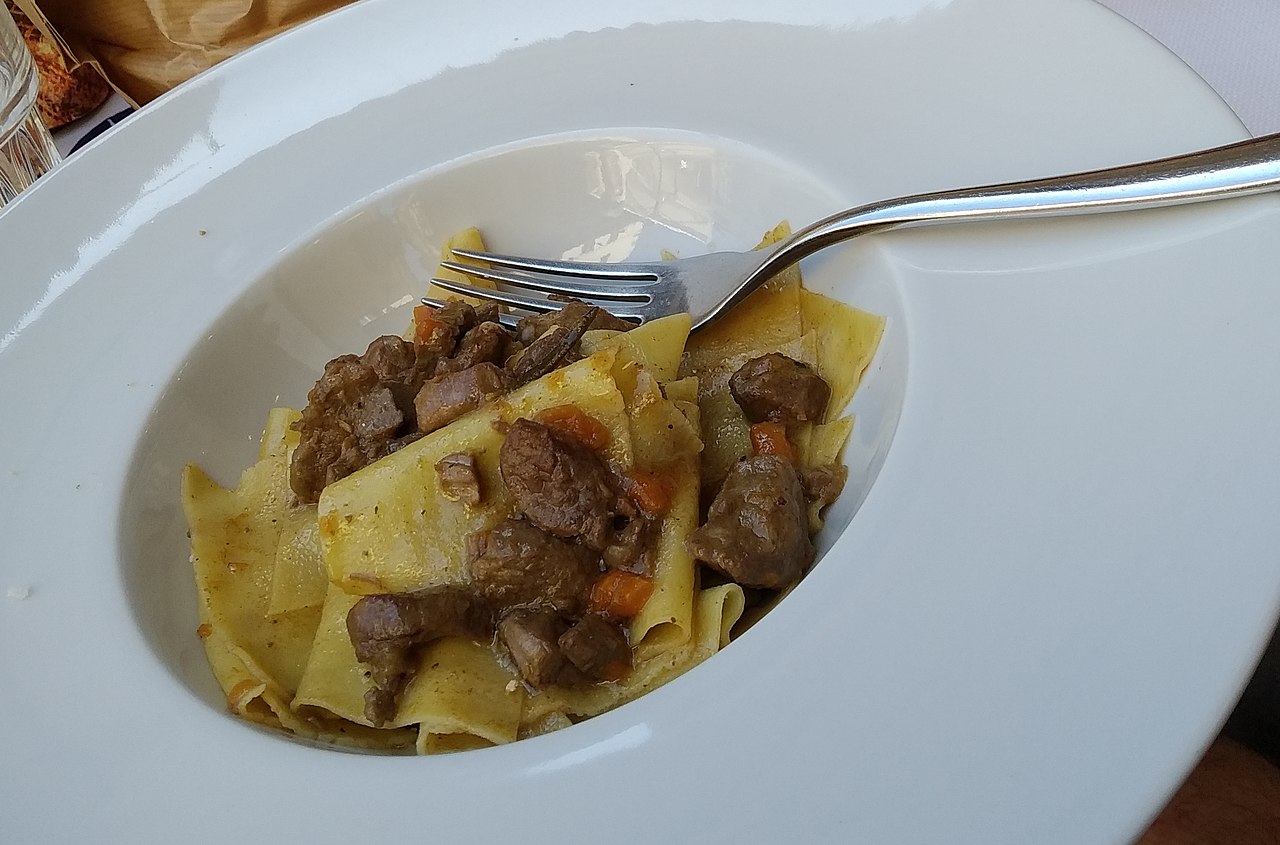 Pappardelle al ragù di cinghiale